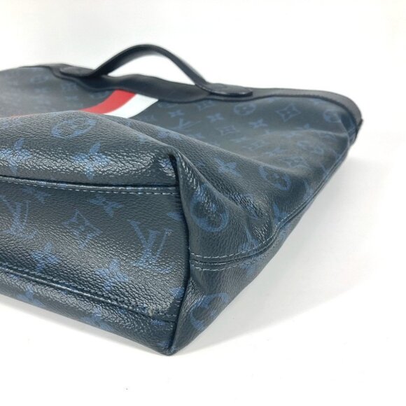 LOUIS VUITTON M41701 Monogram cobalt Ultra light Tote Bag 2WAY Hand Bag Navy - Picture 3 of 14